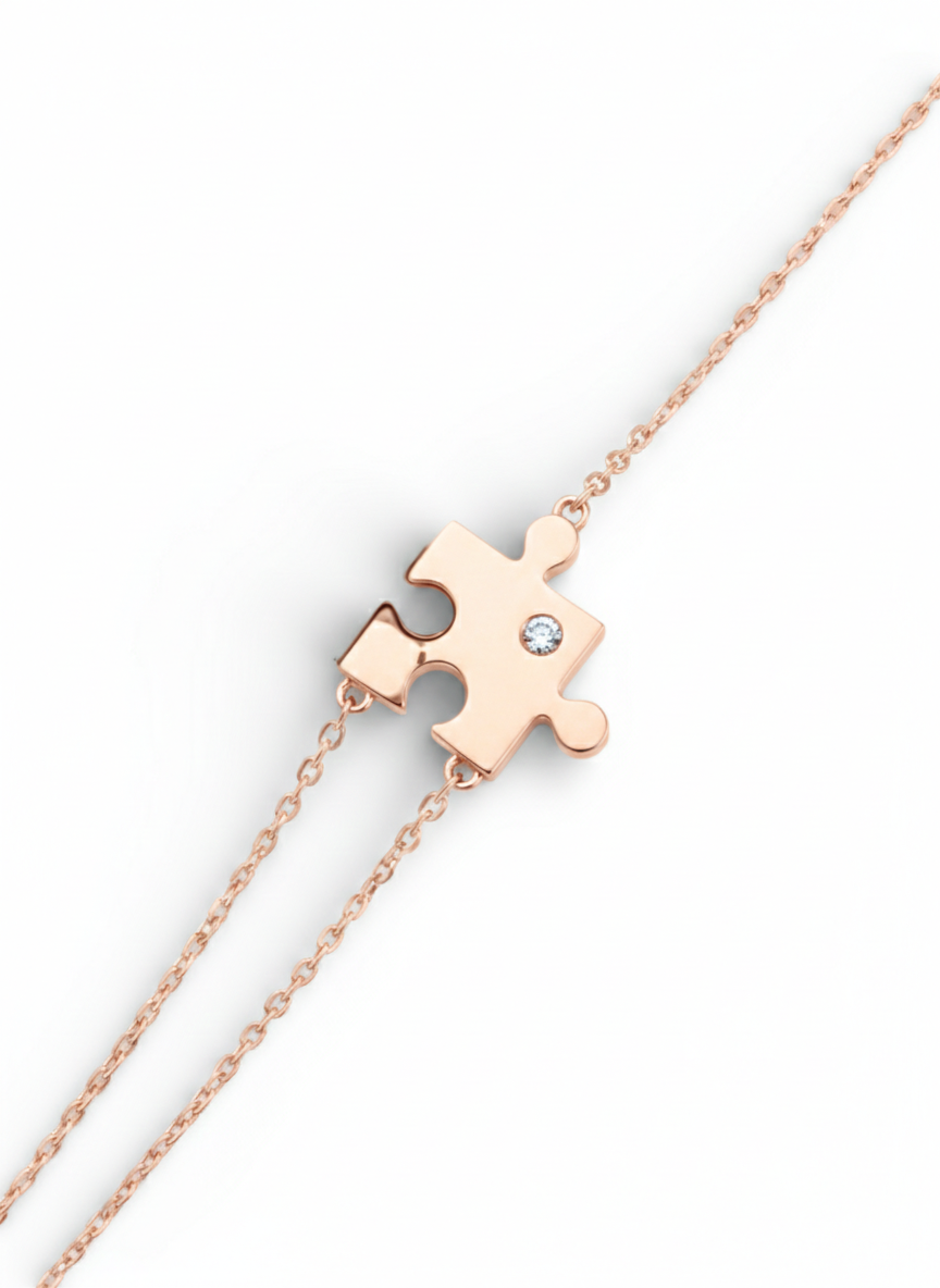 The Connect Puzzle - Rose Gold
