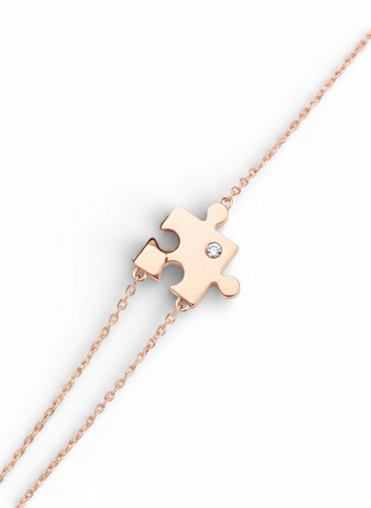 The Connect Puzzle - Rose Gold
